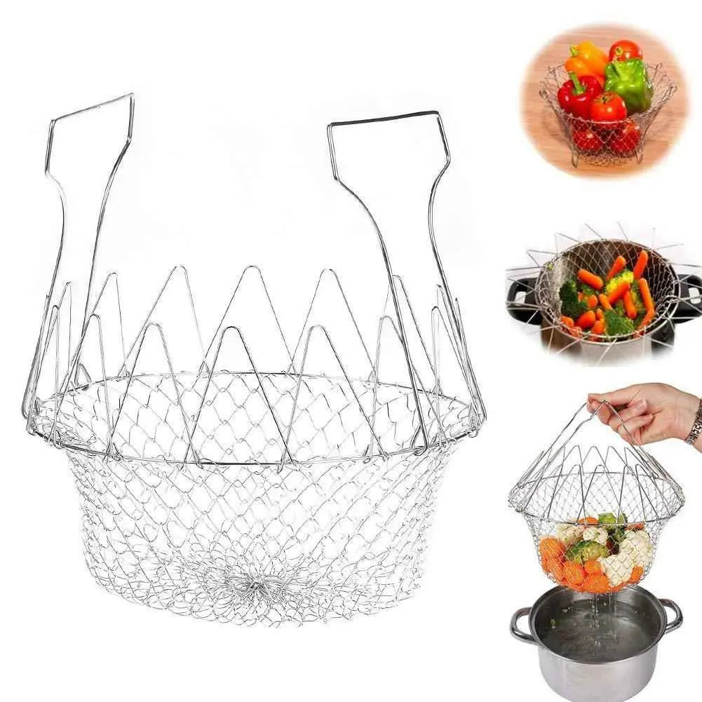 139 Foldable Strainer Chef Basket - Mr. Urban Choices