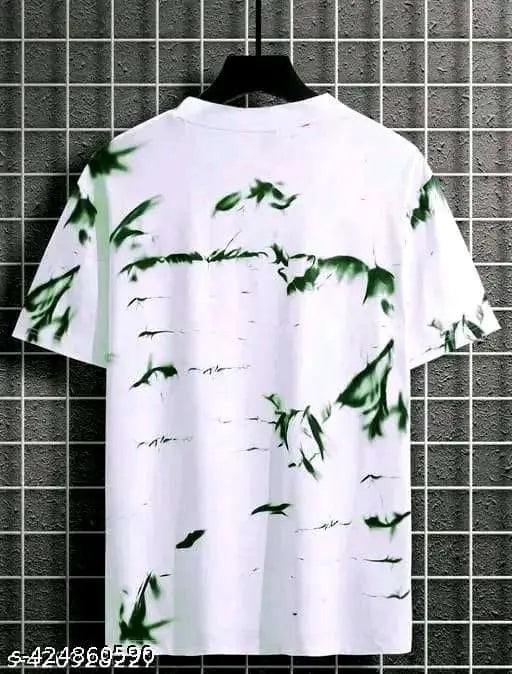 Spab Men & Women Printed Casual Green, White T-Shirt - Mr Urban Choices