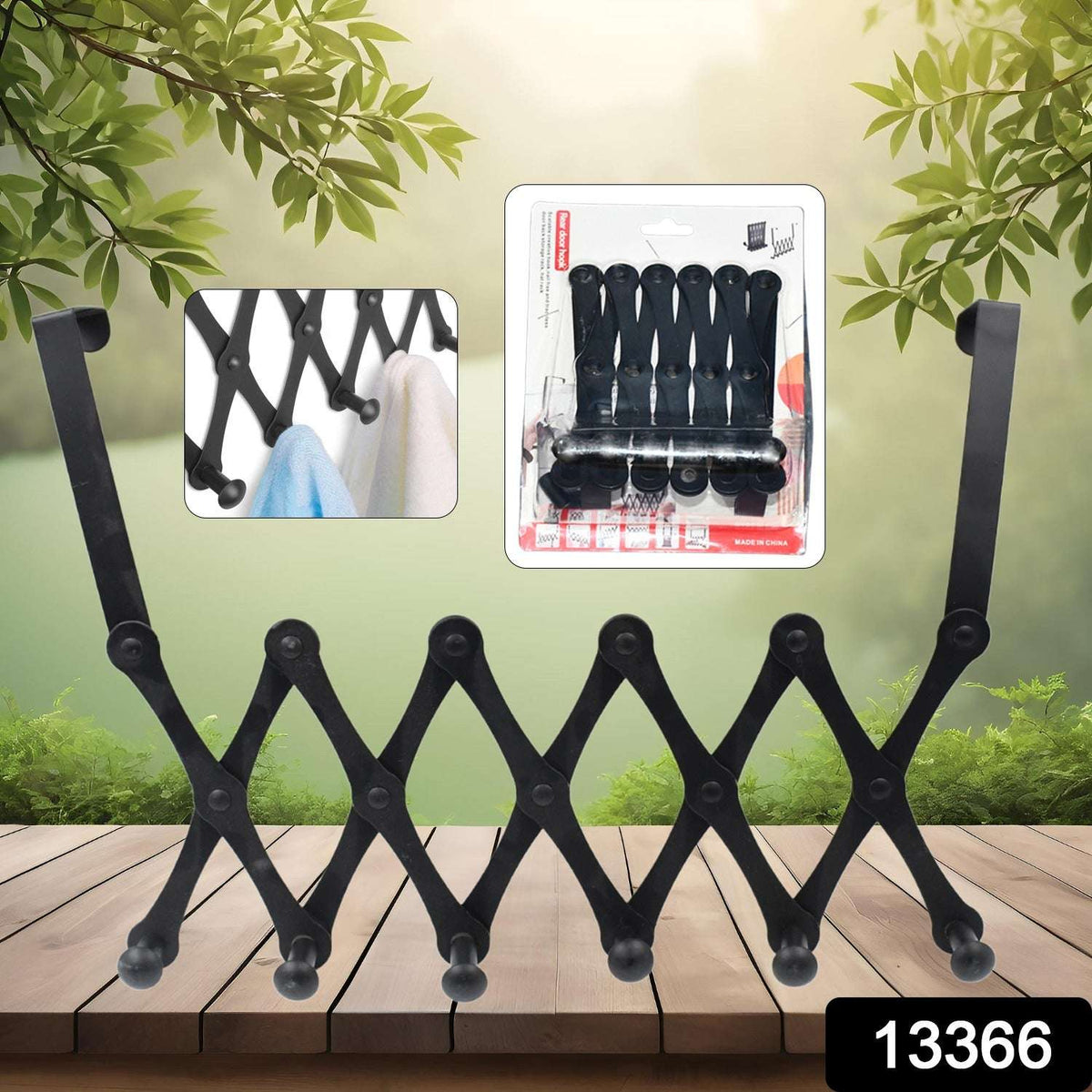 Urban Max™ Space-Saver Series – Versatile 6-Hook Door Storage Rack - Mr Urban Choices
