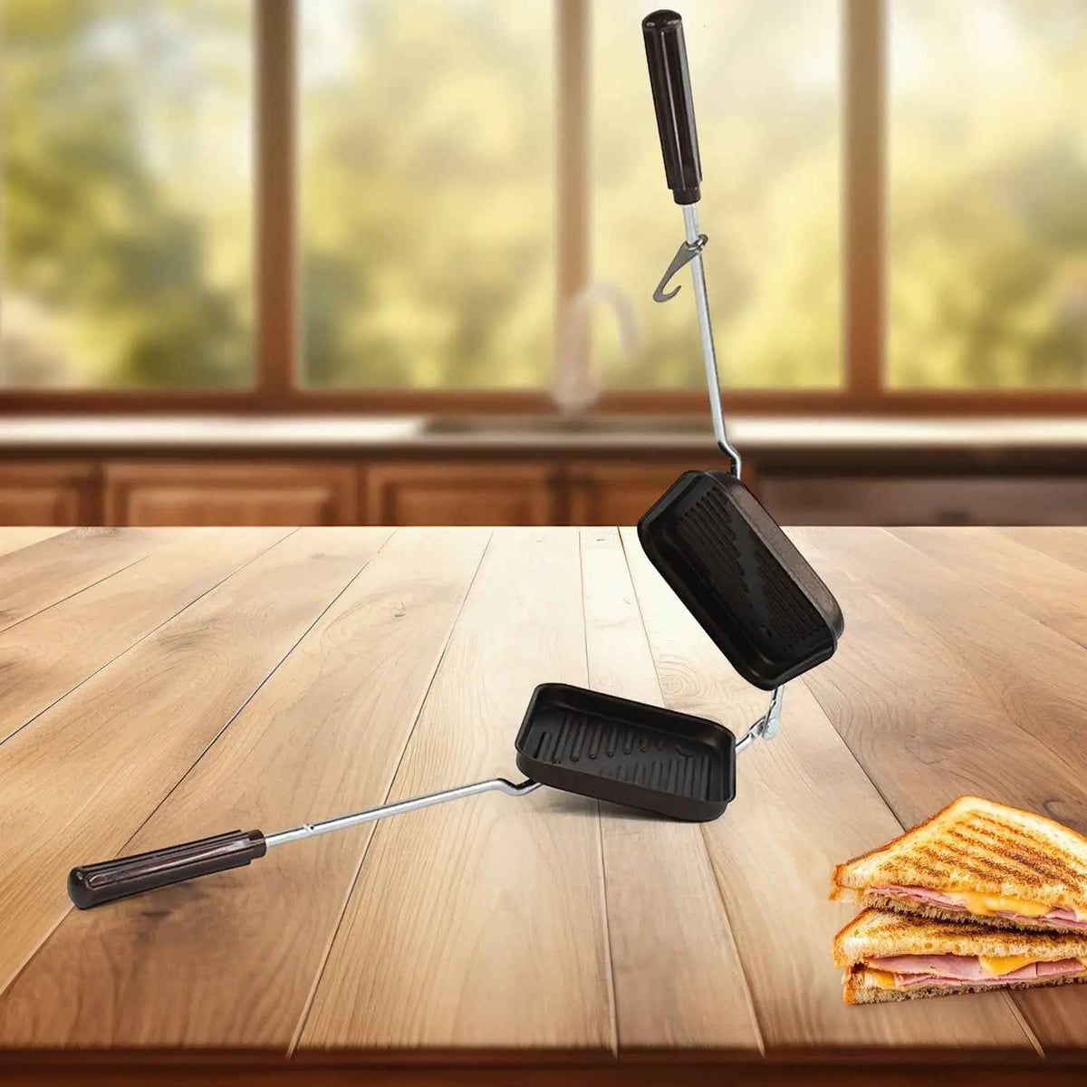 Apex Heavy Gauge Aluminium Grill Sandwich Toaster - Mr Urban Choices