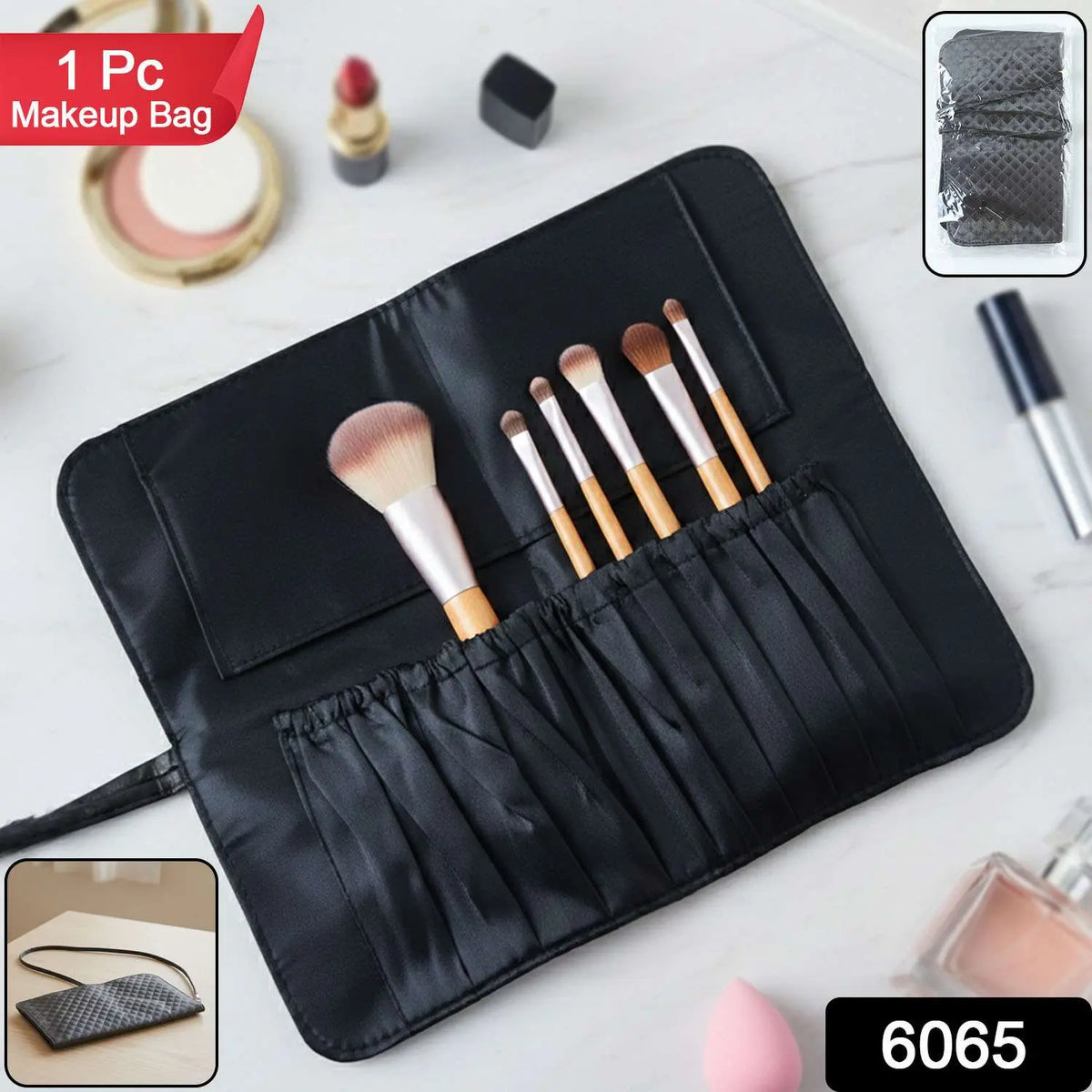 Urban Zen™ Brush-Vault – Premium Foldable Makeup Brush Organizer Bag - Mr Urban Choices