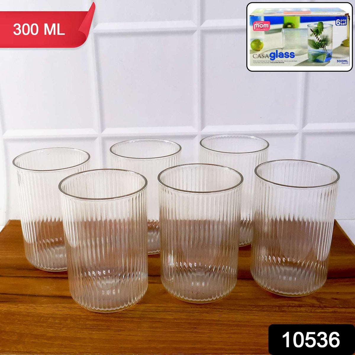 Supermom Casa Glass Set (6 Pc) - Mr Urban Choices