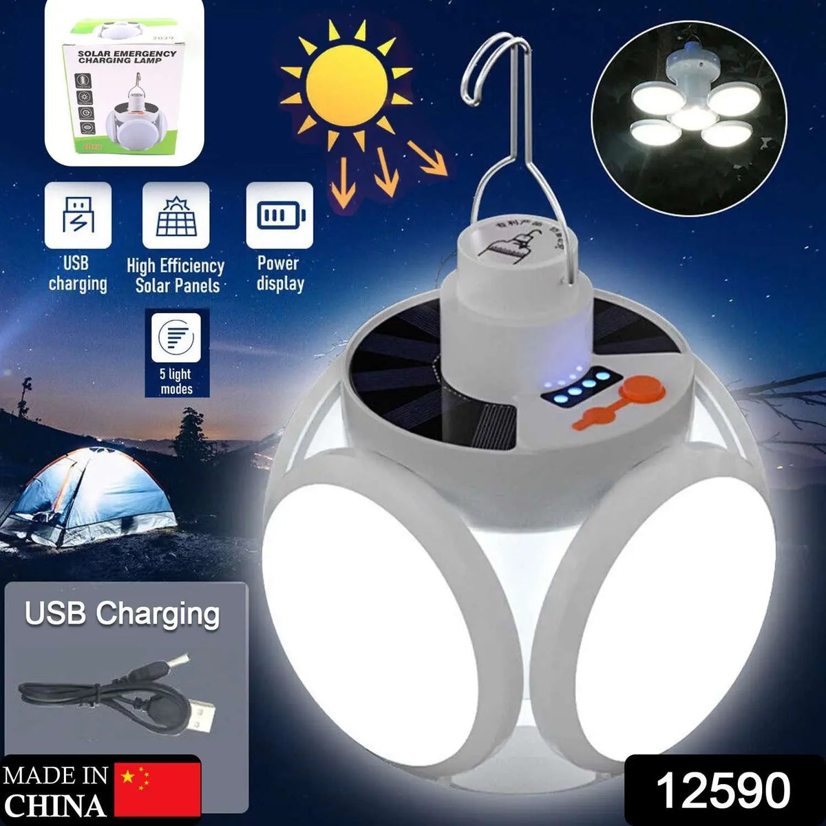 Urban Guard™ Solar LED Blackout Bulb – Multi-Functional Emergency Light for Home & Outdoors - Mr Urban Choices