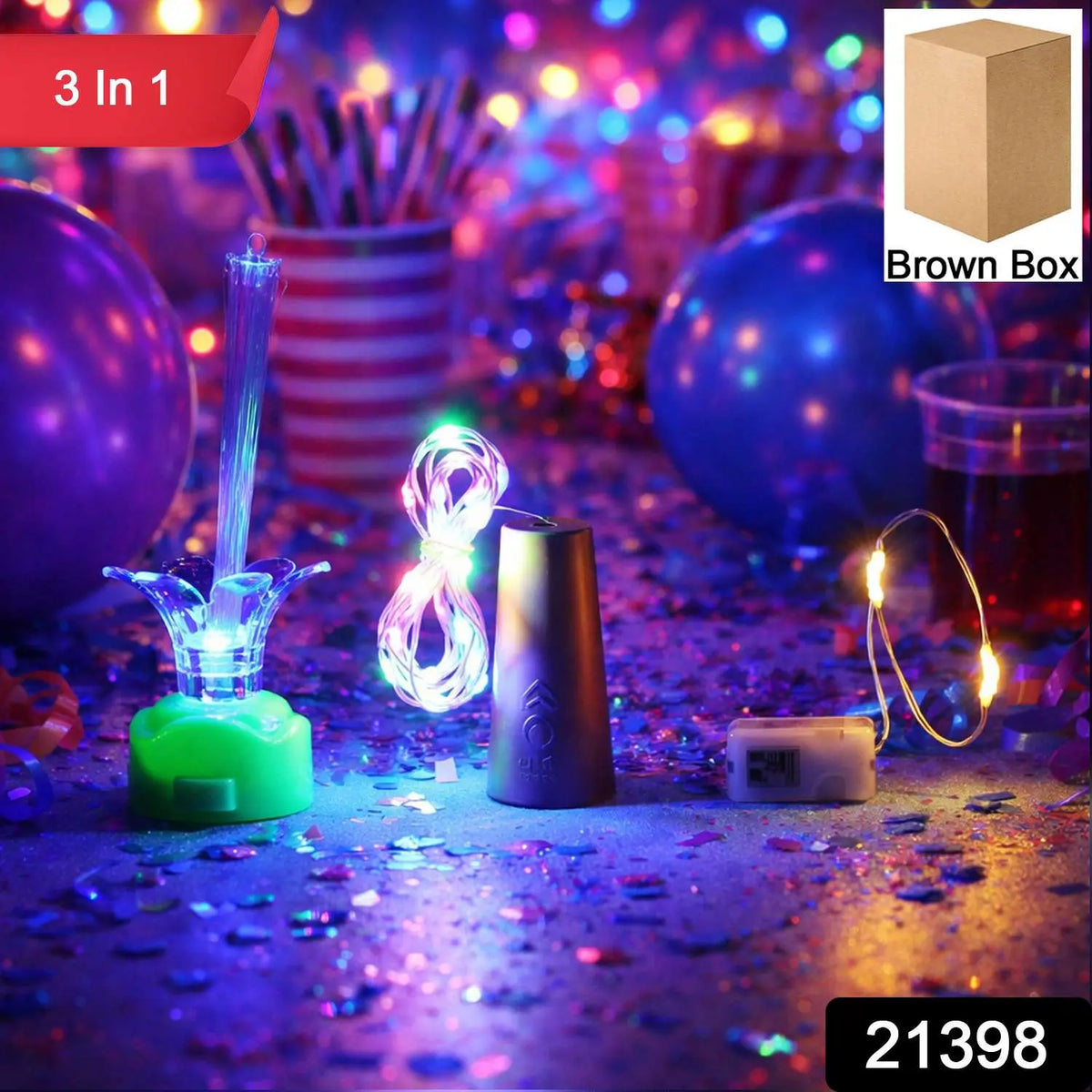 Urban Zen™ Party-Vibe Pro – 3-in-1 Premium Decorative LED Combo Set - Mr Urban Choices