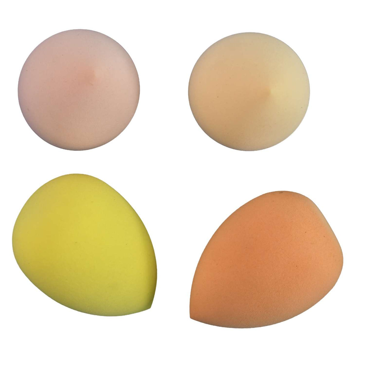 Makeup Sponges Set Perfect For Liquid Cream And Powder (4 Pcs Set With Case) - Mr Urban Choices