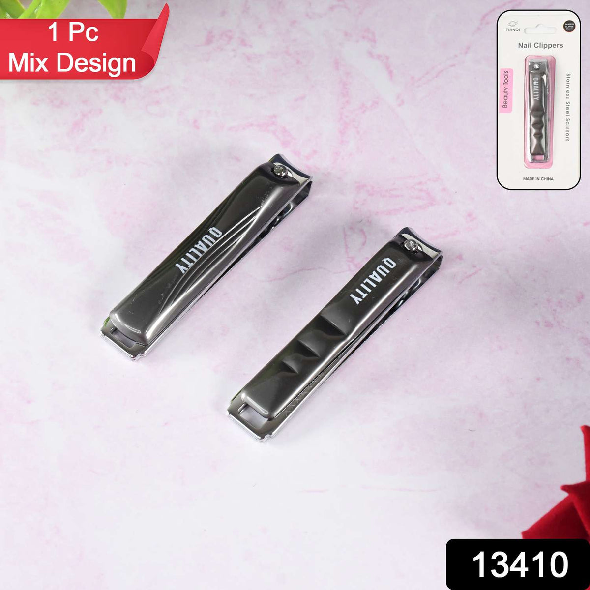 Stainless Steel Folding Portable Large Nail Clippers With Nail File (1 Pc) - Mr Urban Choices