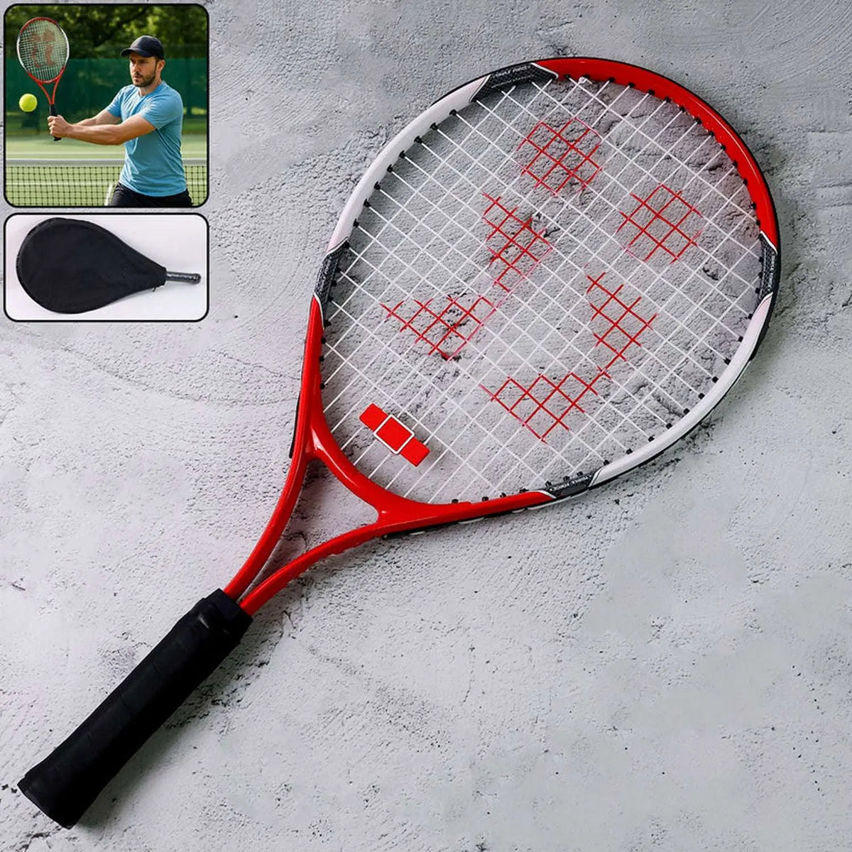 Urban Fit™ Smash-Pro – Professional Konex Tennis Racket with Full Protective Cover - Mr Urban Choices