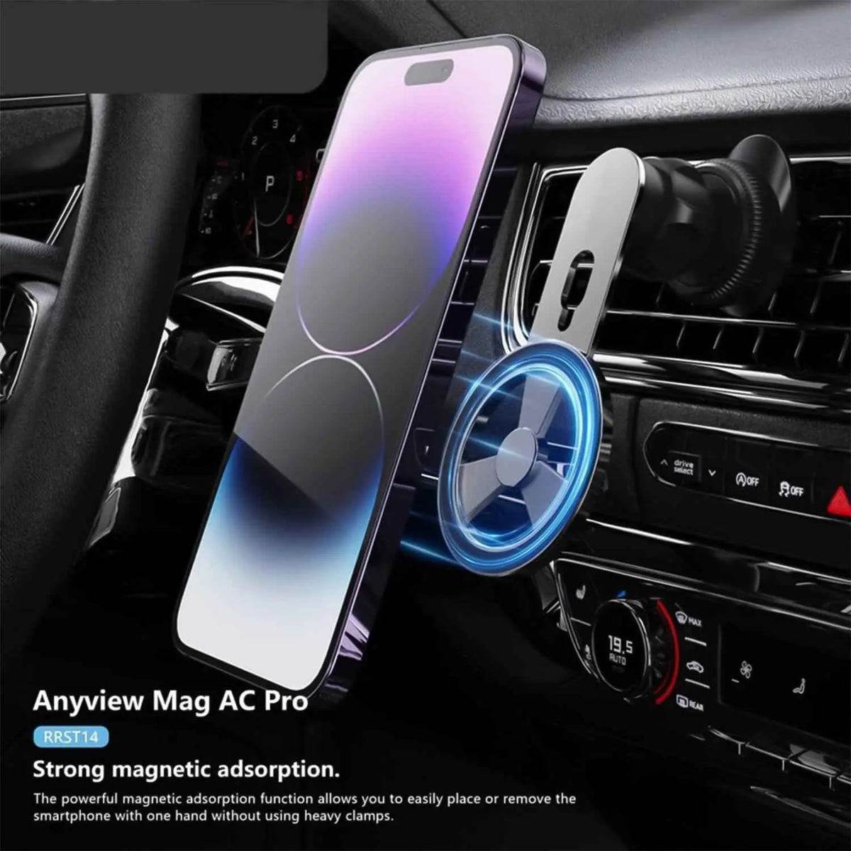 360 Rotatable Foldable Air Vent Magnetic Phone Holder (1 Pc) - Mr Urban Choices