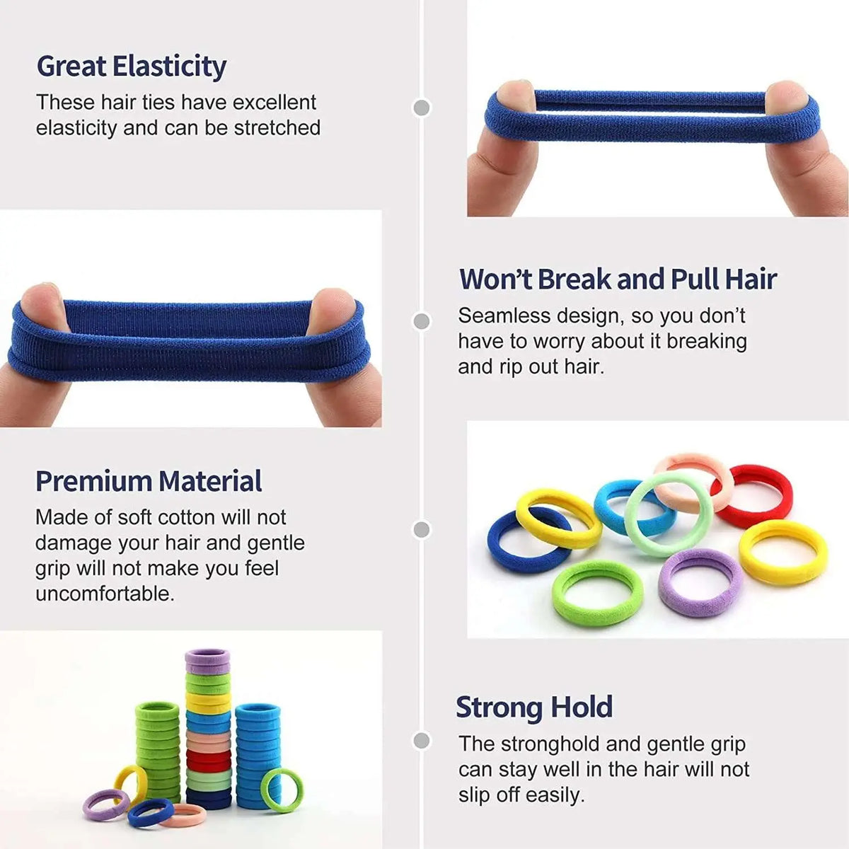 Kids Hair Bands Rubber Bands Cute Hair Clips In Storage Box (Mix Design 1 Set) - Mr Urban Choices