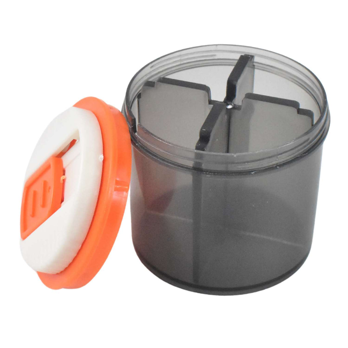 Plastic 4 Section Pill Box Organizer (1 Pc Mix Color) - Mr Urban Choices