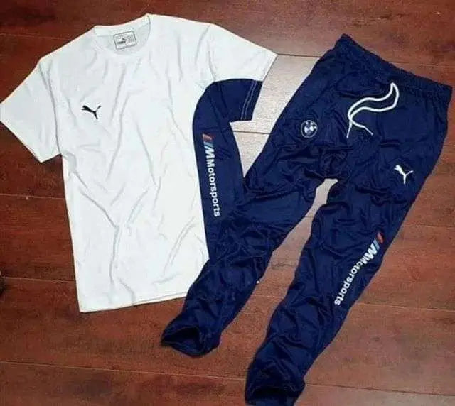 Adidas summer tracksuit (Blue & White) - Mr Urban Choices
