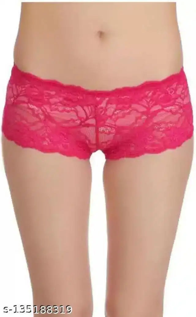 Net Briefs for Women (Pink, 8XL) - Mr Urban Choices