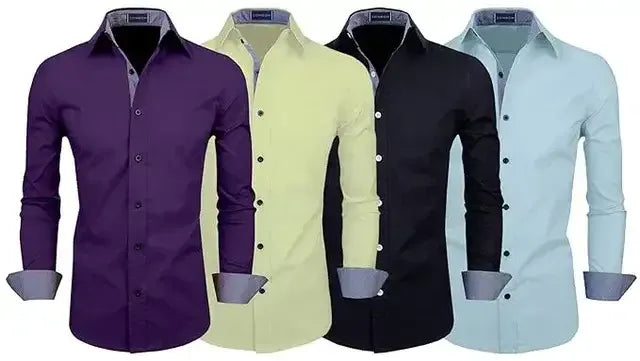 Pack of 4 Plain shirts - Mr Urban Choices