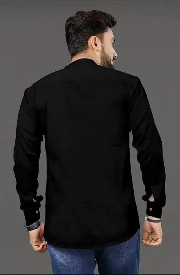 Men's Slim Fit Full Sleeve Cotton Short Kurta Pack of 3 - Mr Urban Choices