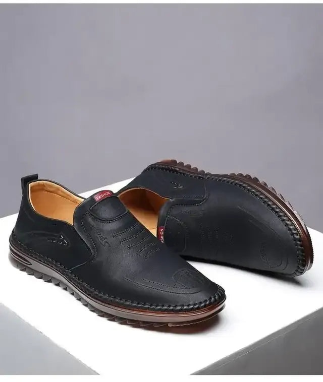 Men Leather Soft Casual Shoes - Mr Urban Choices