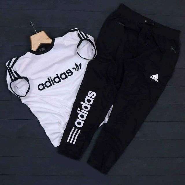 Adidas summer tracksuit (White & Black) - Mr Urban Choices