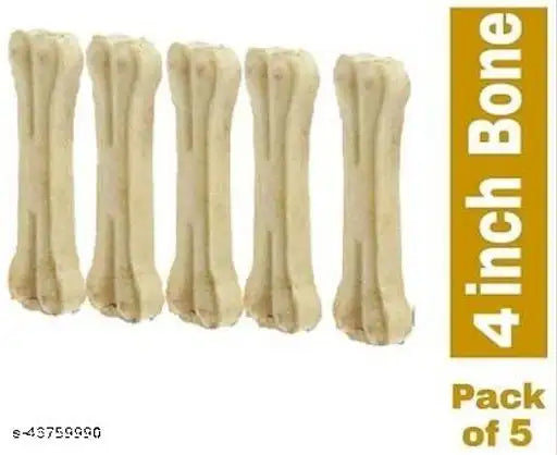 Rawhide Bone Treat for Pet (Pack of 5) - Mr Urban Choices
