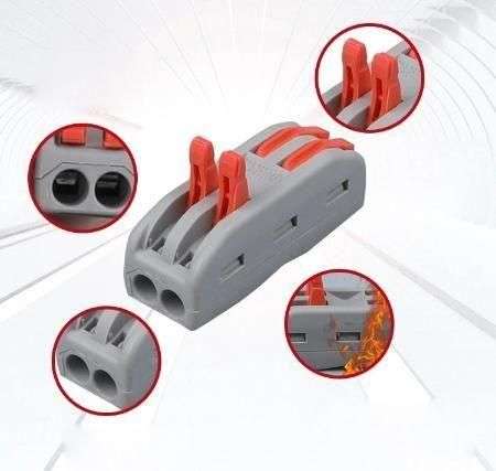 Reusable Quick Fast Electrical Wire Cable Connectors Terminal Block (Pack of 3)