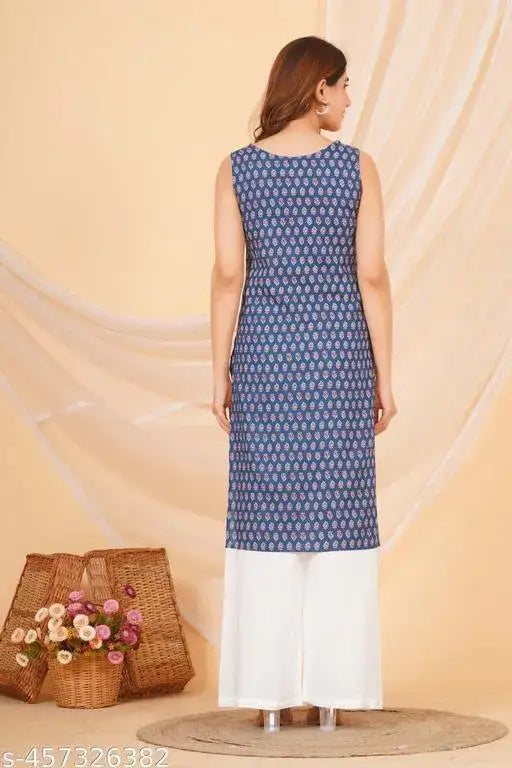 DAILY WEAR KURTI/REGULAR KURTI/FANCY KURTI/CASUAL SLEEVELESS KURTI - Mr Urban Choices