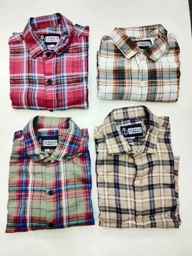 Pack of 4 check shirts - Mr Urban Choices