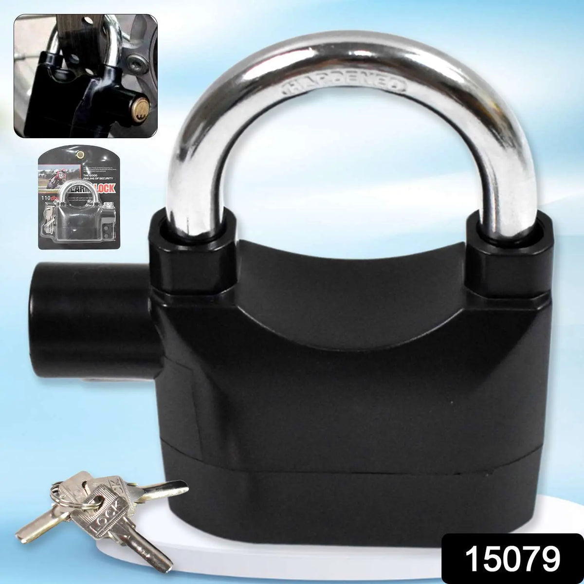 Secure Guard™ Waterproof Siren Alarm Padlock – Impact-Resistant Smart Lock Set - Mr Urban Choices