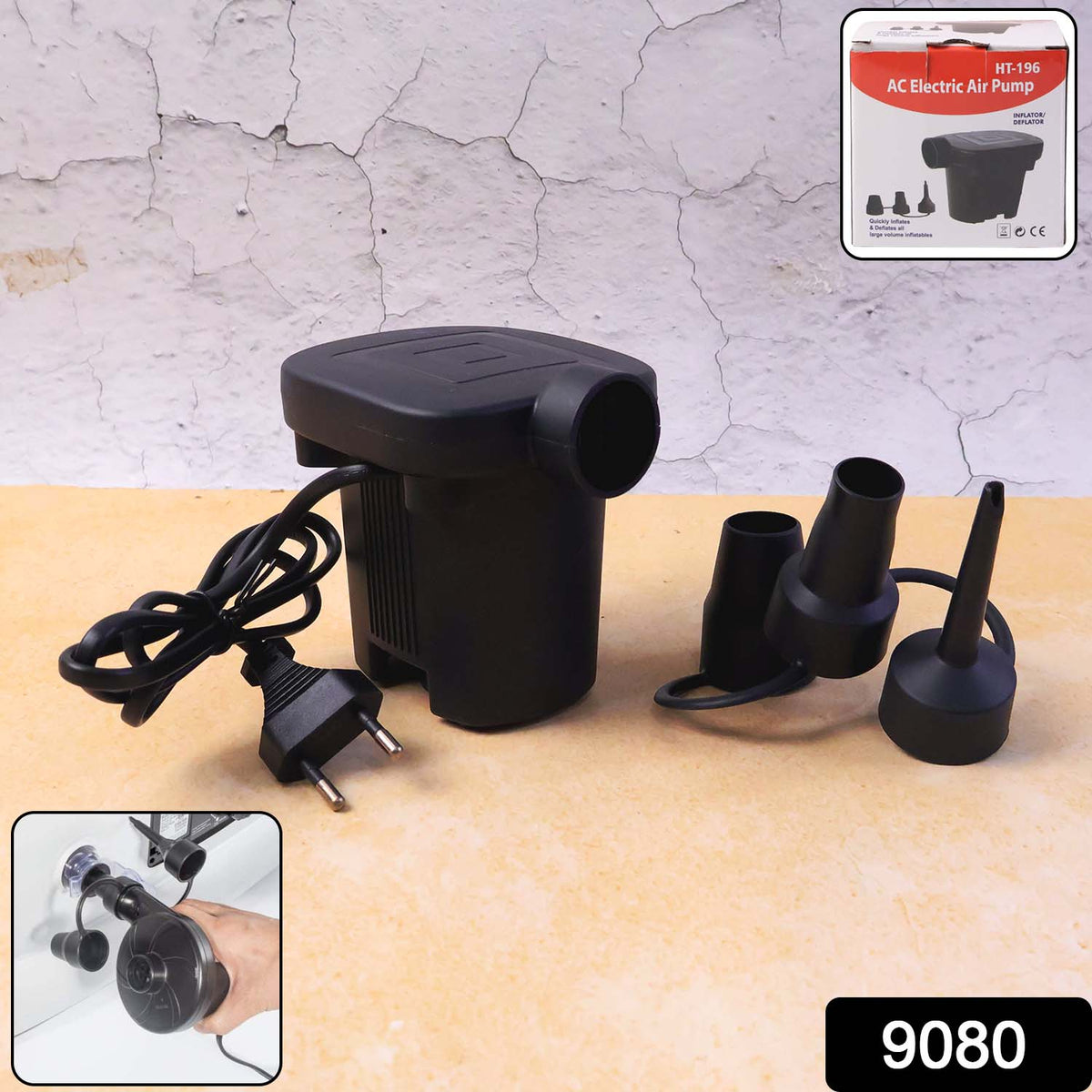 Portable Multi-Purpose Electric Air Pump – 3-in-1 Quick-Fill Inflator for Balloons & Balls - Mr Urban Choices