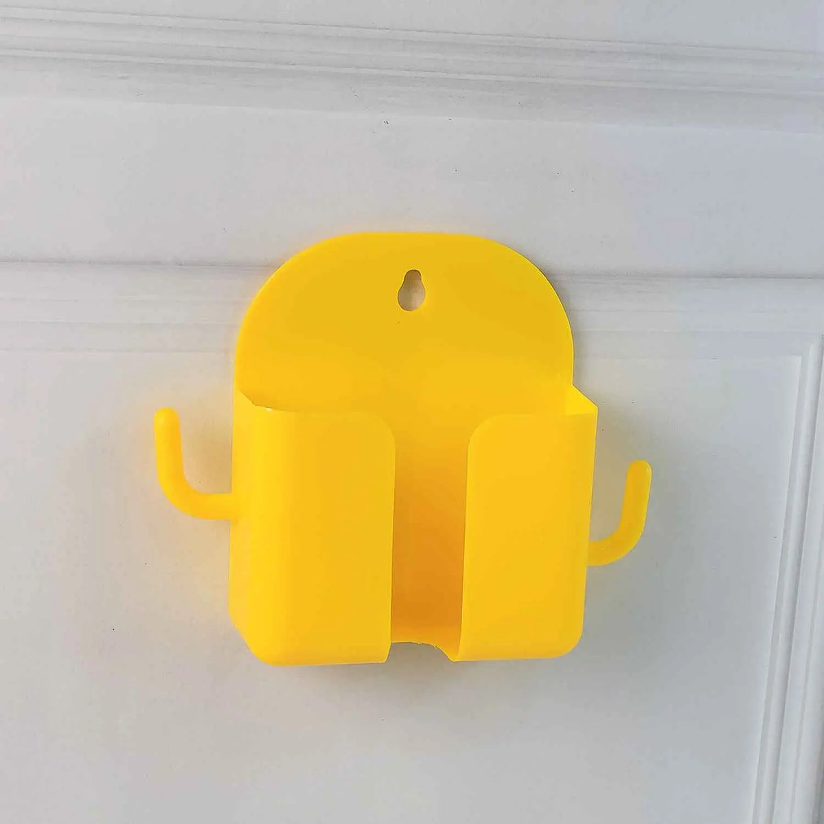 Orange Wallmount Mobile Stand With Hook For And Stuffs Purposes 1 Pc - Mr Urban Choices