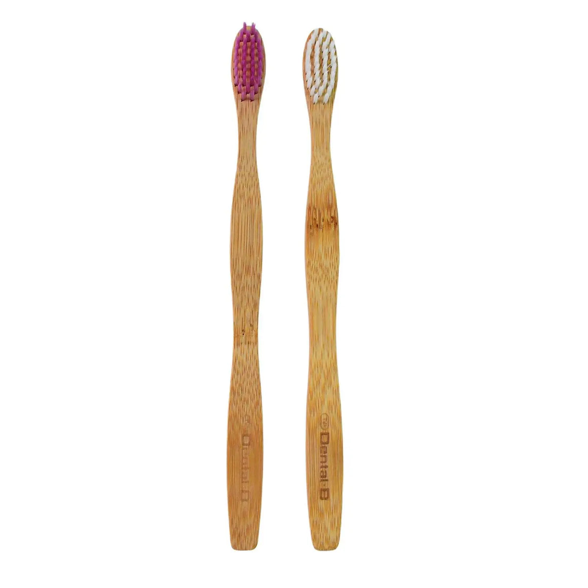 Eco-friendly Natural Bamboo Toothbrush With Medium Bristles (2 Pc) - Mr Urban Choices