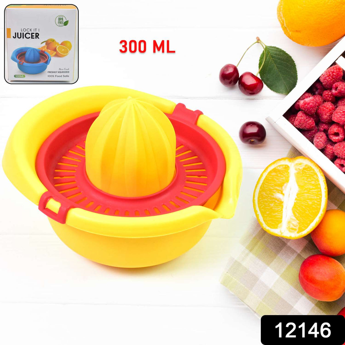 Urban Juice™ Hand Press – Compact Ergonomic Citrus Squeezer with Built-in Strainer - Mr Urban Choices