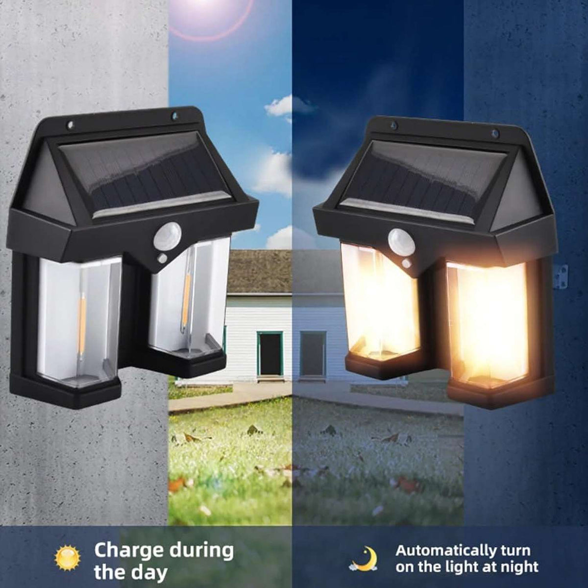 Smart Motion Sensor Outdoor Solar Wall Light - Mr Urban Choices