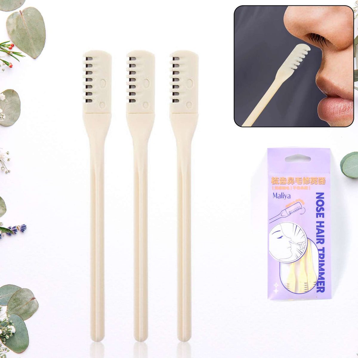 Nose Hair Removal Trimmer Nose Hair Remover Razor Kit Blade (3 Pcs Set) - Mr Urban Choices