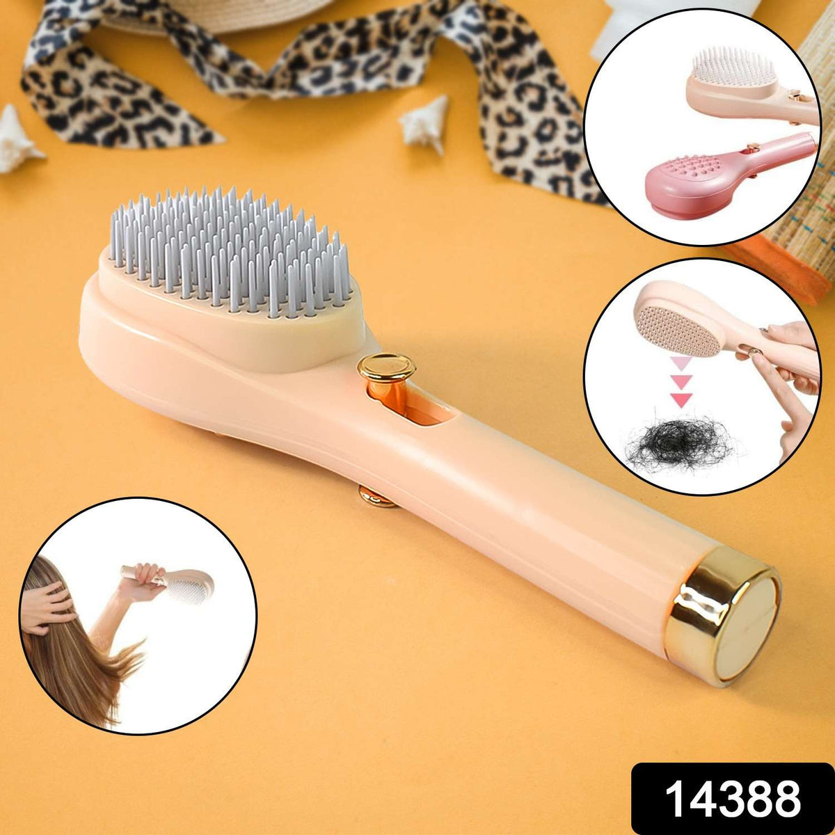 Self-Cleaning Anti-Static Hair Massage Brush - Mr Urban Choices