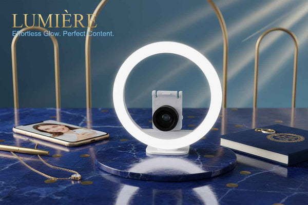 Urban Glow™ Mini Selfie Ring – Universal 3-Mode LED Clip Light for Perfect Selfies