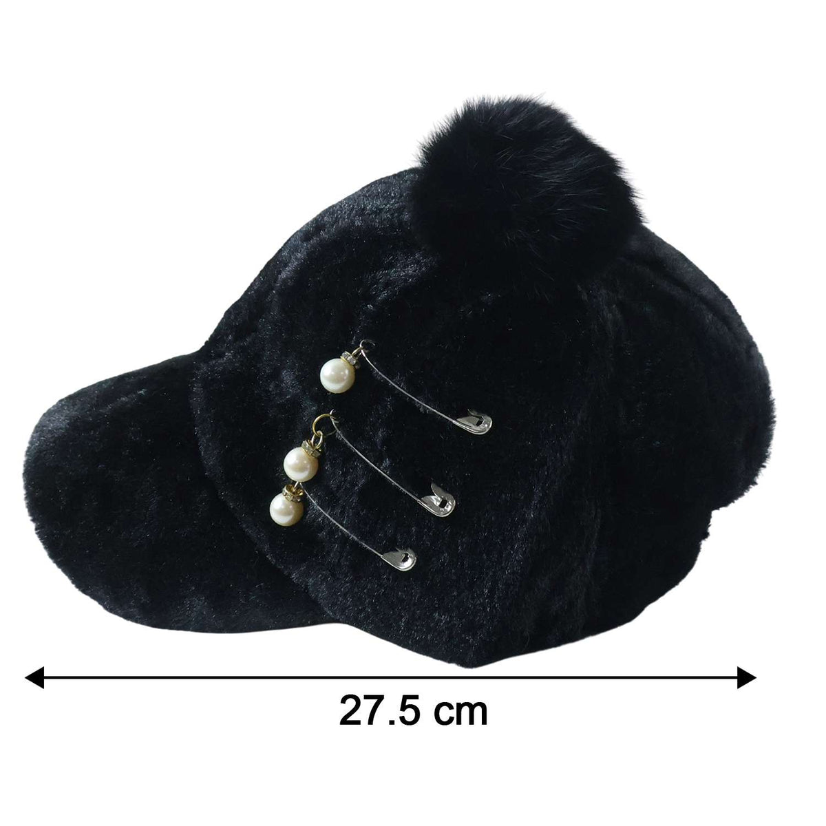 Elegant Winter Fur Cap For Women (1 Pc)