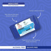 Beautiful Basics Normal Oily Skin Face Wipes (2 Pkts X 50 Pcs Wipes) - Mr Urban Choices