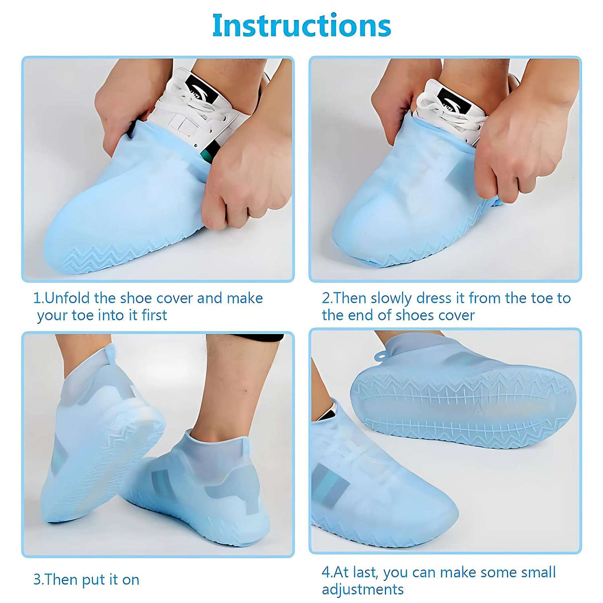 Urban Max™ Aqua-Fit Series – Flexible Silicone Rain-Shield for Shoes - Mr Urban Choices