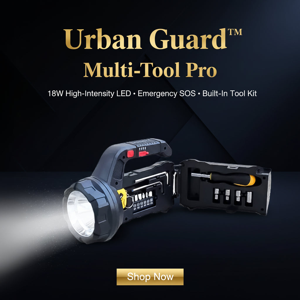 Multi Functional Sos Light With Tool Box Torchlight (18 W)