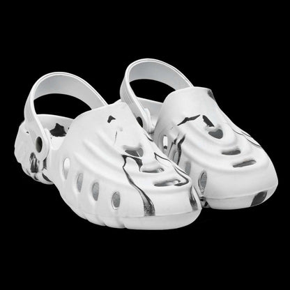 Clogs for Men (White & Black) - Mr Urban Choices