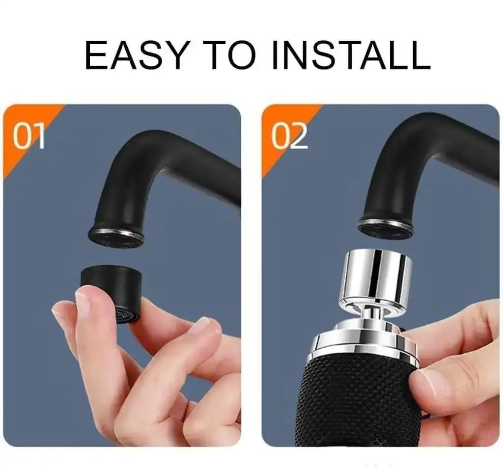360° Swivel Tap Sink Faucet Extender with Filter - Mr Urban Choices