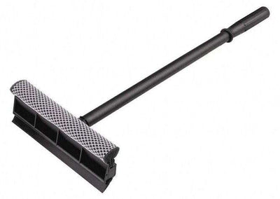 Car Window Cleaning Mop 2 in 1 Glass Cleaning Brush Dual Side Blade Rubber and Sponge Auto Window Cleaning Tool with Extendable Handle | Pack of 1