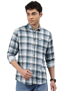 Mens Cotton Full Sleeves Check Shirts Pack of 1 - Mr Urban Choices