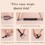 Foldable Shopping Bag Portable Large Capacity Reusable Grocery Bag Daily Commuting Picnic Camping Storage Bag