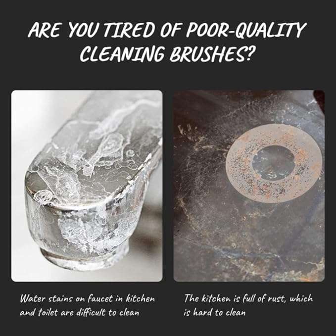 Rust Cleaning Easy Limescale Eraser Artifact, Stainless Steel Stain Eraser Decontamination Cleaner Eraser Rust Remover for Kitchen Home pack of 1
