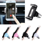 "Car air vent phone holder packaging and accessories"