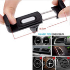 "Anti-slip silicone grip car mount close up"