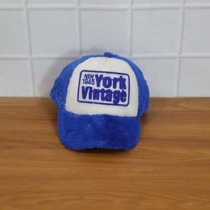 Trendy New York Vintage Style Winter Furry Cap (1 Pc)