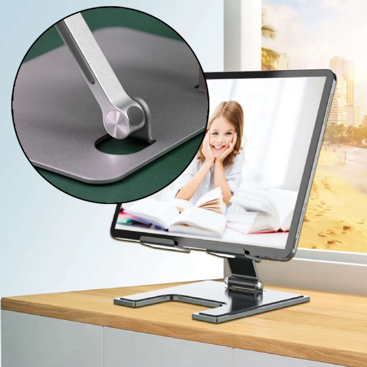 Urban Tech™ Alloy-Flex – Premium Adjustable Metal Tablet & Mobile Stand - Mr Urban Choices