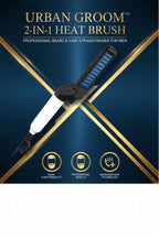 348 Mens Beard And Hair Curling Straightener (Modelling Comb)