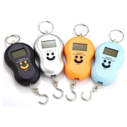 Urban Zen™ Micro-Scale Series – 40kg Portable Hook Weighing Device Portable Handy Pocket Smile Mini Electronic Digital LCD Weighing Scale – Multipurpose Hanging Weight Machine for Travel - Mr Urban Choices