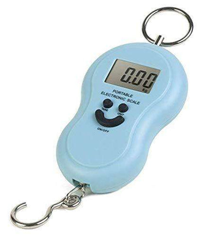 Urban Zen™ Micro-Scale Series – 40kg Portable Hook Weighing Device Portable Handy Pocket Smile Mini Electronic Digital LCD Weighing Scale – Multipurpose Hanging Weight Machine for Travel - Mr Urban Choices